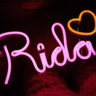 Customized LED Neon Sign – 4 Letters for 999 Personalized Gift for Home, Studio & Events