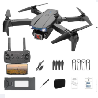 E99 Remote Control Quadcopter Drone with Dual 4K Camera, Obstacle Avoidance & App Control