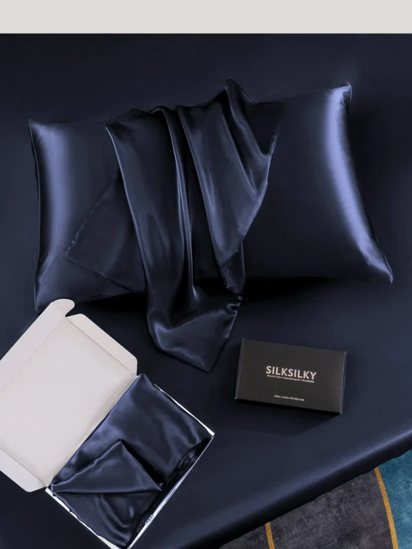 High-Quality Silk Pillow Cover – 20x30 Inches – Soft, Breathable & Skin-Friendly - Image 5