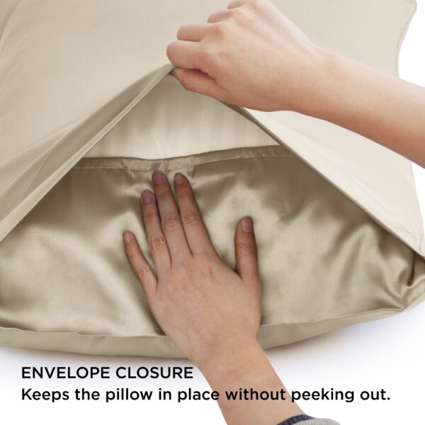 High-Quality Silk Pillow Cover – 20x30 Inches – Soft, Breathable & Skin-Friendly - Image 7