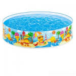 Intex 58477 Snapset Duckling Baby Swimming Pool – 48 x 10 inches Kids Inflatable Pool