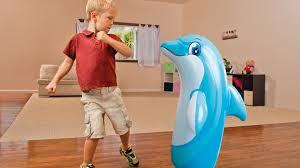 Intex Hit Me 3D Inflatable Punching Bouncer Bop Bag – Multi Character
