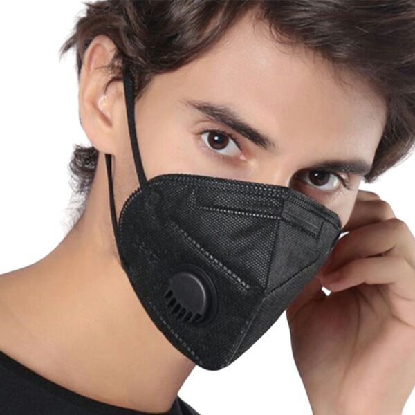 KN95 Protective Mask with Filter – 5 Layer High-Quality Respirator by Qs - Image 2