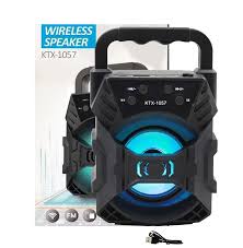 KTS 1057 Bluetooth Portable Speaker – Compact, Rechargeable & Crystal Clear Sound Perfect for Home, Outdoor & Travel