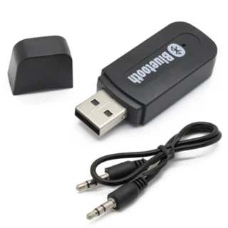 Latest USB Bluetooth Audio Adapter Wireless Music Receiver 3.5mm Stereo for Car AUX, Home Speakers, PC & Mobile