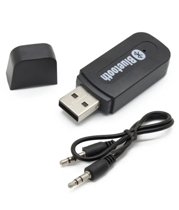Latest USB Bluetooth Audio Adapter Wireless Music Receiver 3.5mm Stereo for Car AUX, Home Speakers, PC & Mobile