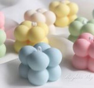 Mini Scented Bubble Candle – 2.5cm Decorative Paraffin Wax Gift for Bridal Showers & Home Décor