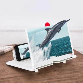 Mobile Phone Screen Magnifier – 10 Inch 3D HD Display with Eye Protection & Adjustable Stand