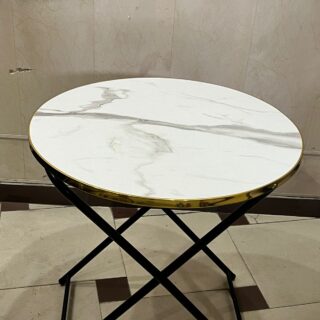 Modern Folding Table – Rectangle or Round Shape for Kitchen, Living Room & Bedroom