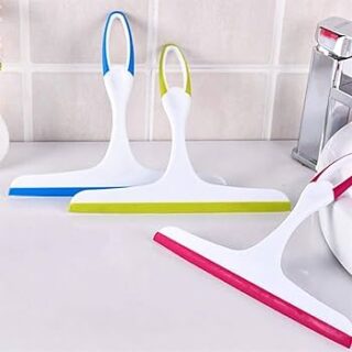 Multi-Purpose Silicone & Plastic Wiper – 10 Blade for Kitchen, Windows, Mirrors & Glass Cleaning