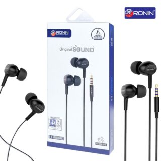 Original Ronin R9 | Crystal Clear Sound Handsfree | Immersive Bass & Noise Cancellation – 3.5mm AUX