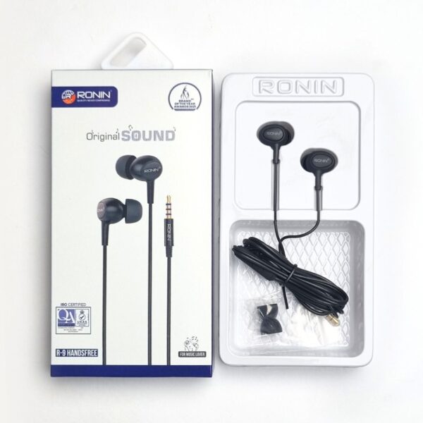 Original Ronin R9 | Crystal Clear Sound Handsfree | Immersive Bass & Noise Cancellation – 3.5mm AUX - Image 4