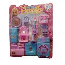 Pack of 2 Toys for Girls – Sweet Family Room Furniture Set & Barbie Doll with Baby Doll – Multicolor