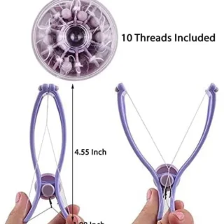 Painless Slique Hair Threading Machine – Facial & Body Hair Removal Tool for Women