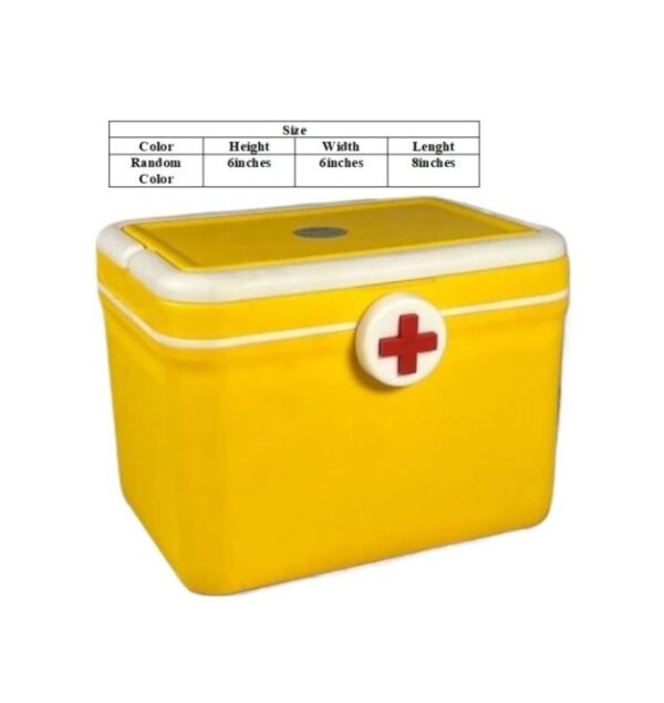 Plastic Medicine & Pills Storage Box – First Aid Organizer & Travel Kit