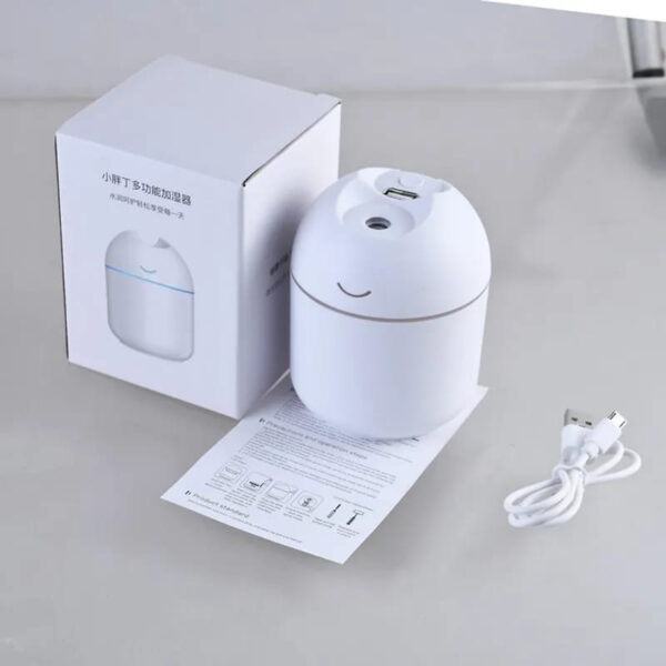 Portable Mini Air Humidifier USB Desktop Diffuser & Mist Maker LED Night Lamp 250ML - Image 2