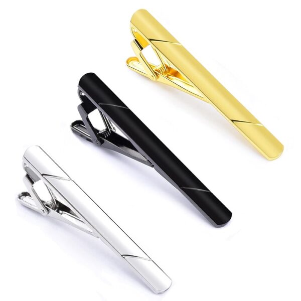 Sleek Metal Tie Clip – Timeless Style for the Modern Man - Image 2