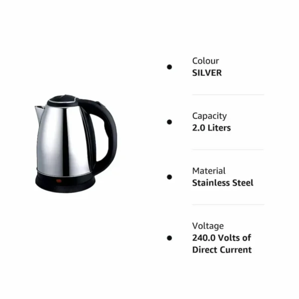 Stainless Steel Thermocup Electric Kettle – Portable Hot Water & Beverage Heater - Image 3