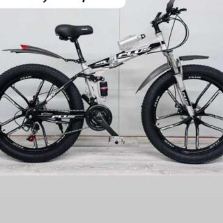 26 Inch Land Rover Folding Mountain Bicycle – 21 Shimano Gears, Dual Suspension, Disc Brakes