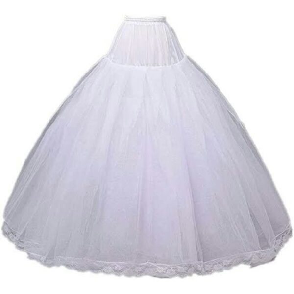 4-Layer Cancan Skirt for Lehenga, Maxi, Sharara & Frock – Adjustable Waist (24–46 Inches)
