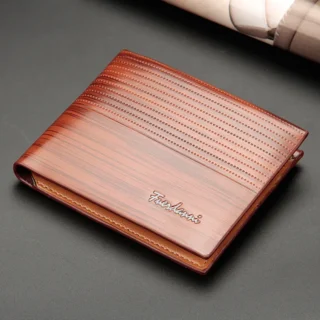 Best Men’s Leather Wallet – Stylish PU Leather Purse with Slim Design & Large Capacity