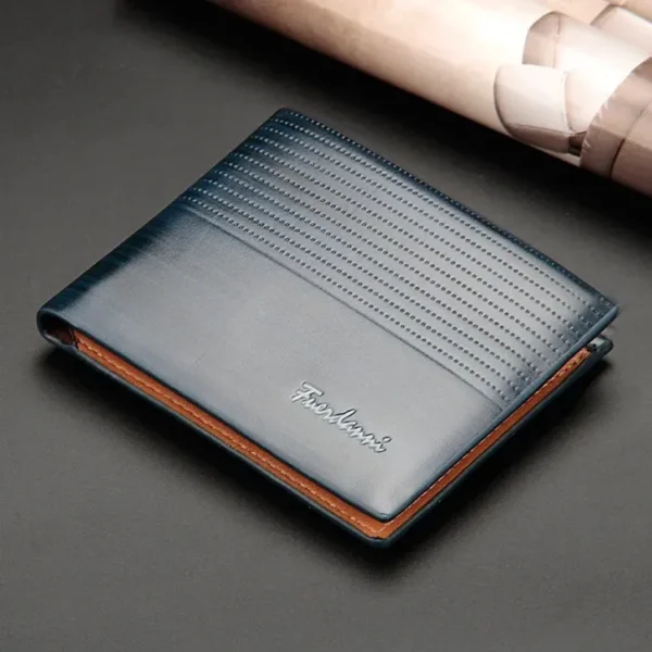 Best Men’s Leather Wallet – Stylish PU Leather Purse with Slim Design & Large Capacity - Image 2