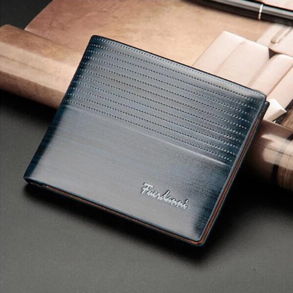 Best Men’s Leather Wallet – Stylish PU Leather Purse with Slim Design & Large Capacity - Image 4