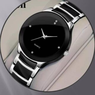 Classic Luxury Stainless Steel Analog Quartz Watch for Men & Boys