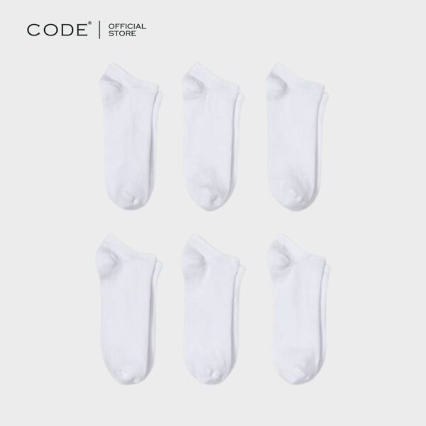 Code 6 Pairs Cotton Ankle Socks for Women & Girls – Premium Soft Low Cut No Show Socks (3 Random Colors) - Image 2
