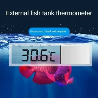 Digital Aquarium Thermometer – Mini Electronic Water Temperature Gauge