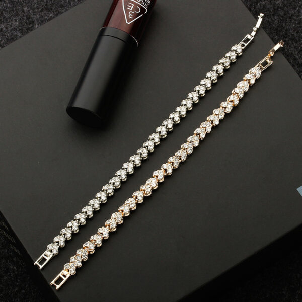 Enacolor Luxury 18K Gold-Plated Silver Bracelet for Women – Elegant Fashion Jewelry - Image 2