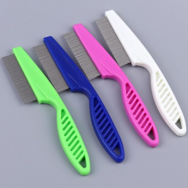 Flea & Tick Comb for Dogs and Cats – Easy Grip Pet Grooming Tool