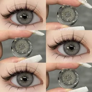 Light Grey Eye Contact Lenses – Comfortable & Stylish Colored Lenses for Party Wear