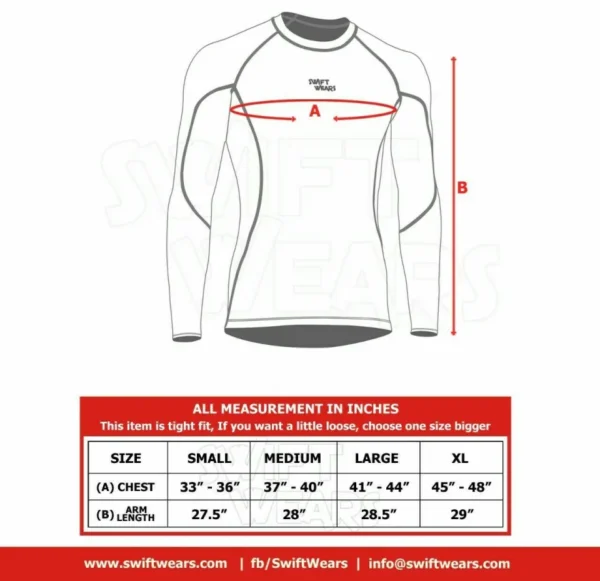 Men’s Compression Base Layer Top – Long Sleeve Gym & Sports Shirt - Image 3