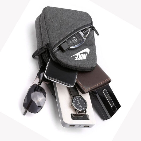 Men’s Crossbody Pouch Bag Waterproof Waist & Sling Shoulder Bag Outdoor Trendy Casual Chest Bagen Purse Handbag & Gifts - Image 3