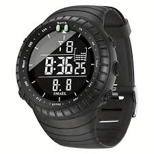 Military Men’s Digital Sports Watch – Waterproof LED Backlight Wristwatch with Alarm & Stopwatch