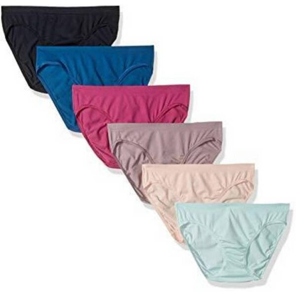 Pack of 6 Cotton Panties for Women & Girls – Soft, Breathable, Multicolor Everyday Underwear