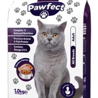 Pawfect Adult Cat Food 1 KG – Premium Dry Cat Food with Complete & Balanced Nutrition