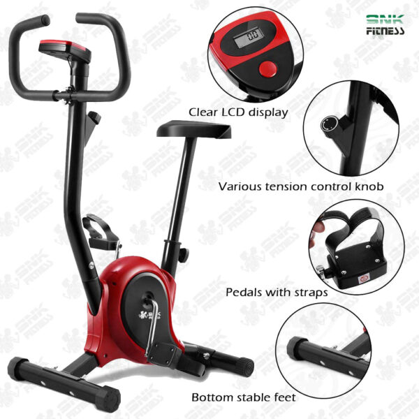 SNK Fitness Exercise Bike – Home Cardio Training & Cycling Workout Machine - Image 3