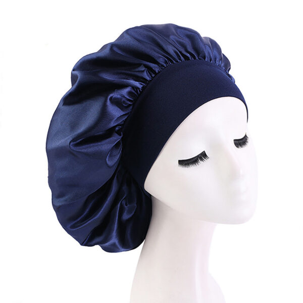 Silk Bonnet Cap for Sleeping – Hair Protection & Night Head Cover for GirlsWomen - Image 3