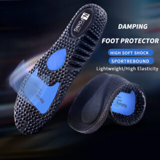 Sport Insoles for Shoes – Shock Absorption, Breathable Cushion & Massage Care Pads (Unisex)