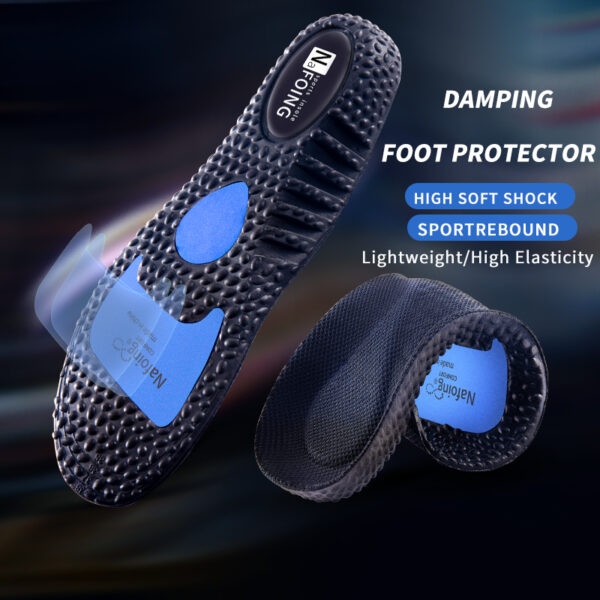Sport Insoles for Shoes – Shock Absorption, Breathable Cushion & Massage Care Pads (Unisex)
