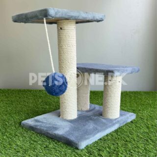 Three Pole Scratching Post for Cats – Durable & Playful Cat Scratcher Sisal Rope Cat Tree