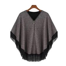 Winter Women’s Fleece Cape Poncho – Stylish & Cozy Standard Size