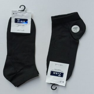 Simple Black Ankle Socks | free shipping | pack of 1 pairs | Premium Cotton Low Cut Socks for Men & Women | Soft, Stretchable & Daily Wear