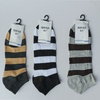 Stripe Ankle Socks | free shipping | pack of 1 pair| Comfortable Soft Cotton Ankle Socks for Men & Women | Daily Wear Breathable Socks