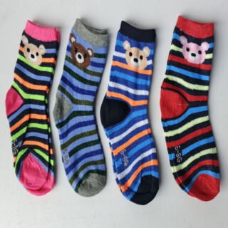 Kids Anti-Slip / Grip Socks – Cartoon Characters | pack of 4 pairs | free shipping | Sizes S(1–5), M(5–8), L(8–15) Years | Soft, Washable & Comfortable